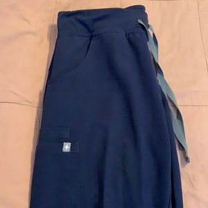 Navy Figs Scrub Pant